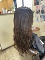 アンダンテヘアケアアンドデザイン(Andante HAIR care&design)&nbsp;ダークモカブラウン・ウェーブスタイル