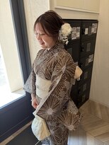 アネーロバイエーケー(ANHELO by AK)&nbsp;浴衣着付け アレンジ