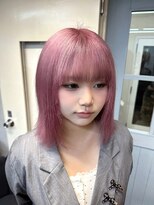 ミー 新宿(MII)&nbsp;ピンク/ダブルカラー/髪質改善/新宿/MII/