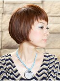 ナチュラルショートボブ【銀座 Respia】