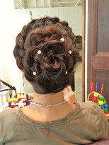 カロン(CA-LON)&nbsp;【ヘアセット】大きなお花が咲いたアレンジ☆