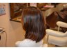 カット+ホットパーマ+トリートメント　￥10400