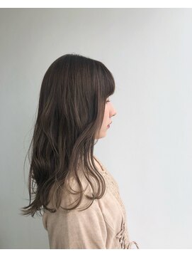 ヘアメイク オブジェ(hair make objet) オリーブベージュcolour ロング