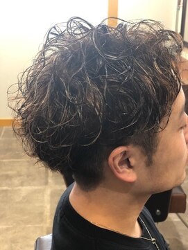 ボヌール ヘアーワークス(Bonheur hair works) コントラストハイライト×エアリーマッシュ×ムービングパーマ