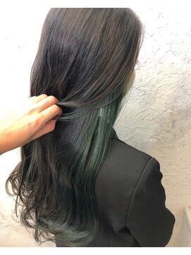 ヘアスタジオニコ(hair studio nico...) インナーグリーンカラー★