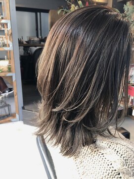 パム 恵比寿(PAM.) 外ハネミディアム【PAM./HANA】