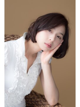 アマンヘアーイースト 吉祥寺東口店(Aman hair-e) モード な 大人ボブ X モーブカラー【Aman hair 吉祥寺】