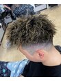 ホットヘアー (HOT HAIR)&nbsp;◎ツイスパ×フェード！骨格補正のパーマもおすすめです。