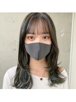 メゾンアクア 表参道(Maison ACQUA)&nbsp;似合わせシースルーバング　青山　表参道　前髪　似合わせカット