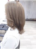 透明感☆韓国風ミディアムスタイル
