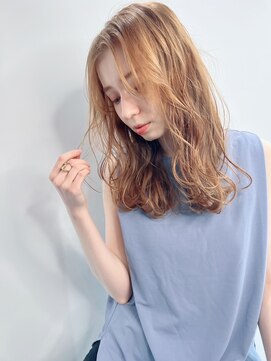 ディレクト 新宿(Direct) ブリーチしないダブルカラー×センターパート☆