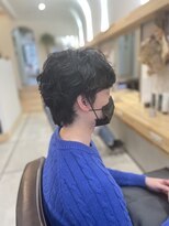 アンルル(anruru)&nbsp;メンズショートウルフ＋パーマ