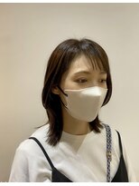 ネウィ ジャム 町田(newi JAM)&nbsp;縮毛矯正/オリーブカラー/くびれボブ/くびれ巻き/髪質改善