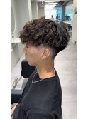 ツイスパ無造作マッシュ