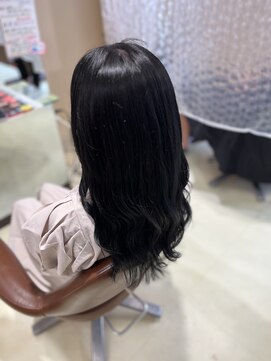 アズール 草加(azule) アディクシーカラー　アッシュブラック　ブリーチ無し