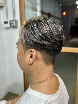 スナリー(Snaly) メンズハイライト/刈り上げ/ダブルカラー