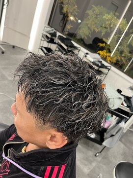 ブルージュ ヘアー(Brugge hair) ツイスパホワイトグレーハイライト