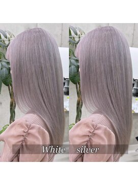 リノート バイ エゴル 名古屋(LINOET by ENGOL) 【LINOET 名古屋】佐藤まいら　ホワイトシルバー！