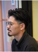 テーパーフェード　ナチュラルバックスタイル