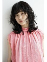 トリッカ シブヤ(TRICCA SHIBUYA) マッシュウルフ/黒髪/レイヤーパーマ/ヴィンテージパーマ