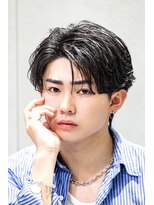 ホワイト(WHITE)&nbsp;フェザーショート/フェザーパーマ/メンズパーマ