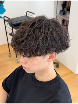 ビカム 名駅(become) 波巻きツイストスパイラルパーマ×刈り上げマッシュ/名古屋