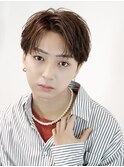 韓国ヘアニュアンスパーマカルマセンターパートコンマヘアウルフ
