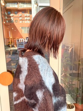 ムク(muku) シークレットレイヤーボブ&暖色カラー