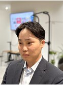 ツーブロック ニュアンスパーマ