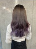 アッシュグラデーションパープル