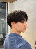 骨格補正カットのみでこの毛流れ◎