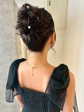 ムーン バイ ケンジ(moon by KENJE) 【nanaka】結婚式/ゆるふわアップ/ヘアセット