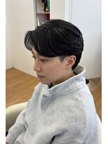 ビカムメンズヘアー 栄店(become men's hair)&nbsp;曲がる縮毛矯正/センターパート/名古屋/名駅