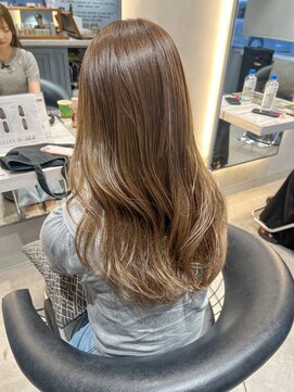 ロンドジェネルーズ 柏(Lond generous) ブリーチなしダブルカラー"ヘーゼルベージュ"