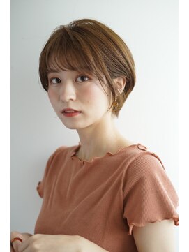 ルフュージュ バイ プロデュース 相模大野店(Refuge by Produce) くびれショート/マロンベージュ