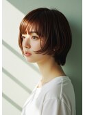 アプリコットオレンジ×ショートボブ×20代30代×越谷×韓国