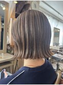 切りっぱなしボブ