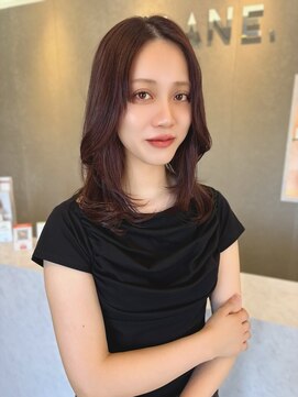 クラネ(CLANE.) パープルブラウン