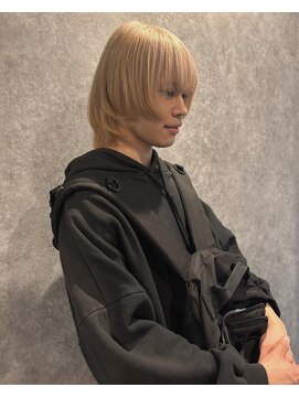 シック(chic.) ハイトーン/ブリーチ/ホワイトブロンド/ダブルカラ-/メンズ