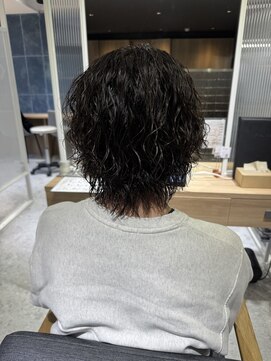 バイエイト(X８) センターパート×ウルフｂｙ沼尾