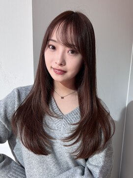 トリッカ シブヤ(TRICCA SHIBUYA) ロングレイヤー/顔周りレイヤー/流し前髪/艶髪/髪質改善