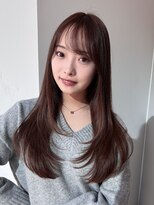 トリッカ シブヤ(TRICCA SHIBUYA) ロングレイヤー/顔周りレイヤー/流し前髪/艶髪/髪質改善