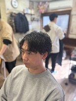 メンズヘア ササキ(sasaki)&nbsp;波巻きスパイラルパーマメンズ新宿