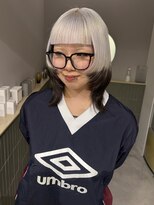 キオク(KIOX)&nbsp;シルバー ×ブラック  ルーツカラー☆