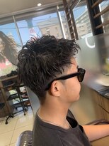クリアオム 草加(CLEAR homme) アップバング×ツイストスパイラル