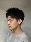スパイキーショート/刈り上げ/ビジネスショート/束感/フェード