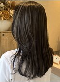 細めハイライト×レイヤー