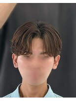 メンズヘアセンス 渋谷(MEN'S HAIR SENSE)&nbsp;ニュアンスパーマ/センターパート/メンズ/眉毛/フェザーパーマ