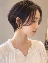 プールバイスタイル 藤沢(POOL by STYLE) 横顔すっきり長め前髪ショート/40代/藤沢