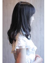 ヌーム 塚本店(NOOM)&nbsp;とろみブルージュアッシュなダークグレイハーフウエット